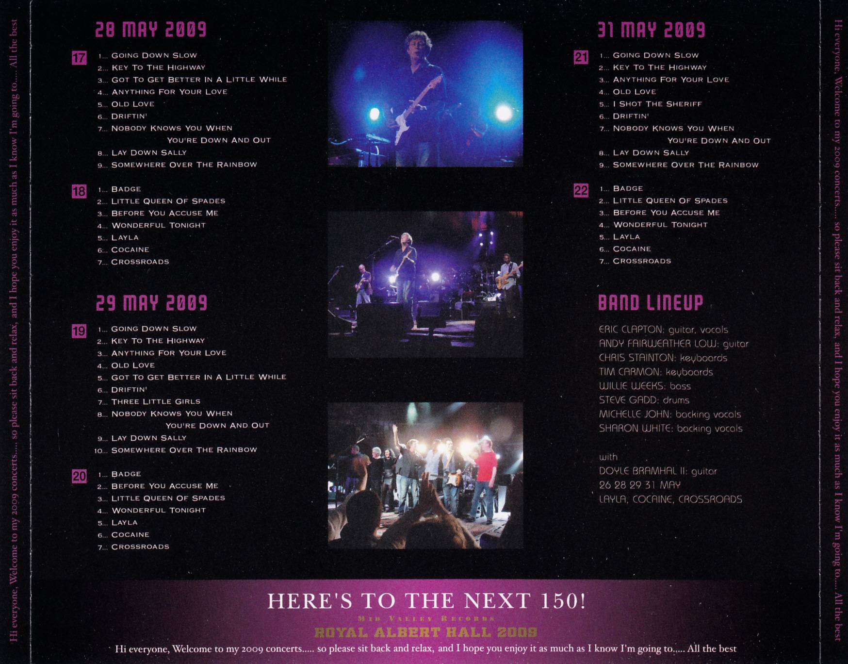 Eric Clapton Heres To The Next 150 Live Concerts [ak17 22]